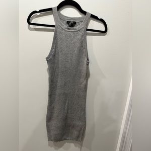 Forever 21 Women's Dress Dresses for Women Rib-Knit Bodycon grey